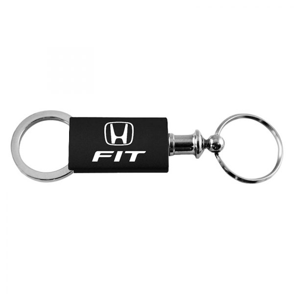 Autogold® - Fit Black Anodized Aluminum Valet Key Chain