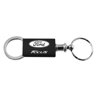 Autogold® - Focus Black Anodized Aluminum Valet Key Chain