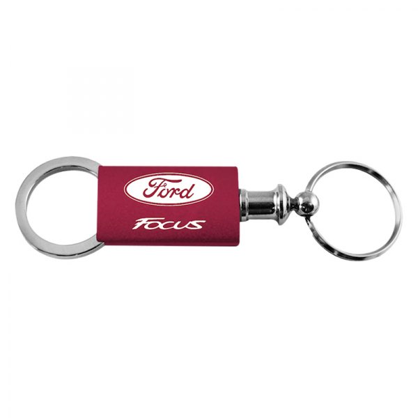 Autogold® - Focus Burgundy Anodized Aluminum Valet Key Chain