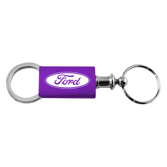 Autogold® - Ford Purple Anodized Aluminum Valet Key Chain
