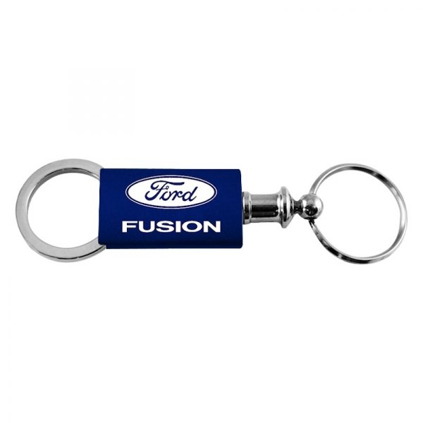 Autogold® - Fusion Navy Anodized Aluminum Valet Key Chain