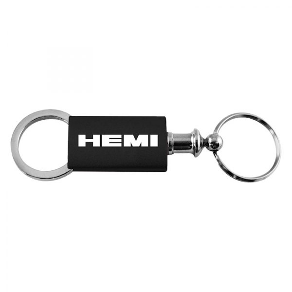 Autogold® - Hemi Black Anodized Aluminum Valet Key Chain