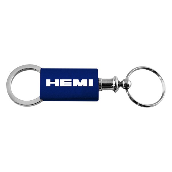 Autogold® - Hemi Navy Anodized Aluminum Valet Key Chain