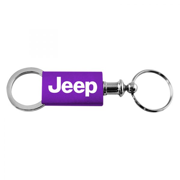 Autogold® - Jeep Purple Anodized Aluminum Valet Key Chain