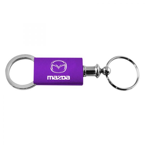 Autogold® - Mazda Purple Anodized Aluminum Valet Key Chain