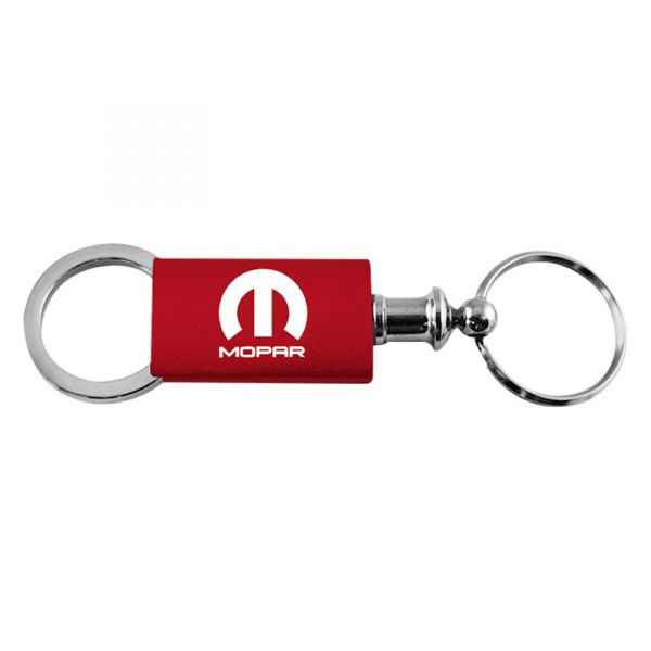 Autogold® - Mopar Red Anodized Aluminum Valet Key Chain