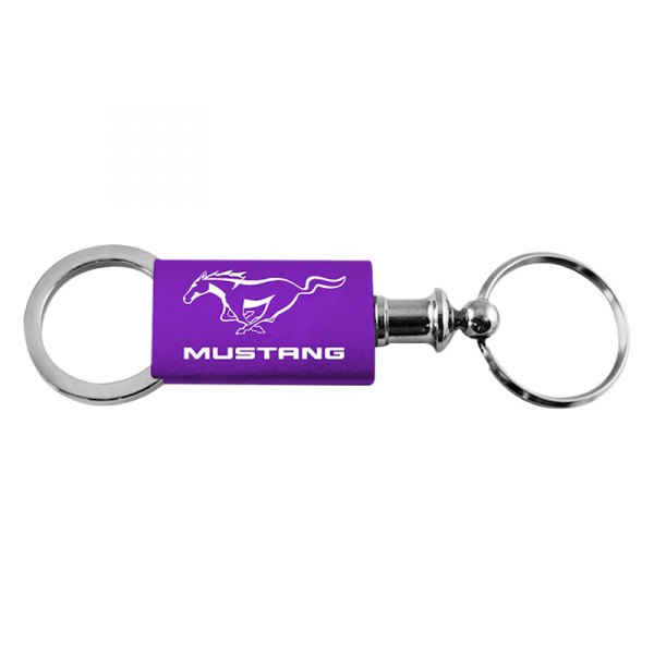 Autogold® - Mustang Purple Anodized Aluminum Valet Key Chain