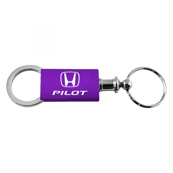 Autogold® - Pilot Purple Anodized Aluminum Valet Key Chain