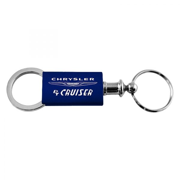 Autogold® - PT Cruiser Navy Anodized Aluminum Valet Key Chain