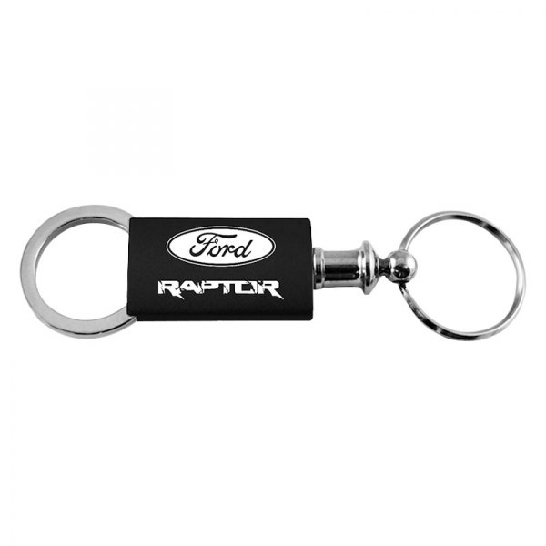 Autogold® - Raptor Black Anodized Aluminum Valet Key Chain