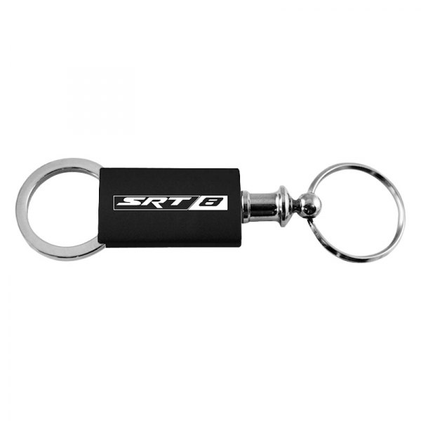 Autogold® - SRT8 Black Anodized Aluminum Valet Key Chain