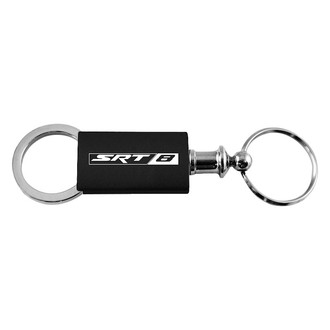 Autogold® - SRT8 Black Anodized Aluminum Valet Key Chain