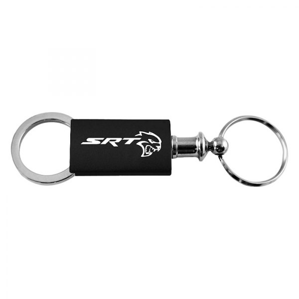 Autogold® - SRT Hellcat Black Anodized Aluminum Valet Key Chain