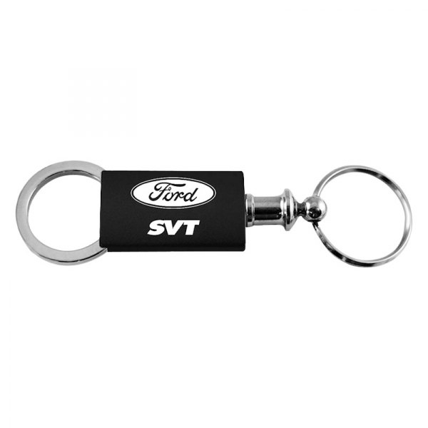 Autogold® - SVT Black Anodized Aluminum Valet Key Chain