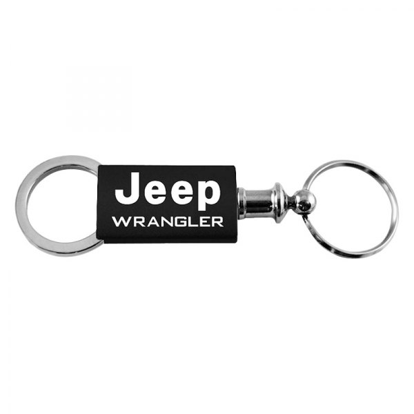 Autogold® - Wrangler Black Anodized Aluminum Valet Key Chain