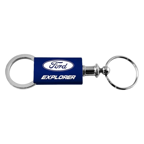 Autogold® - Explorer Navy Anodized Aluminum Valet Key Chain