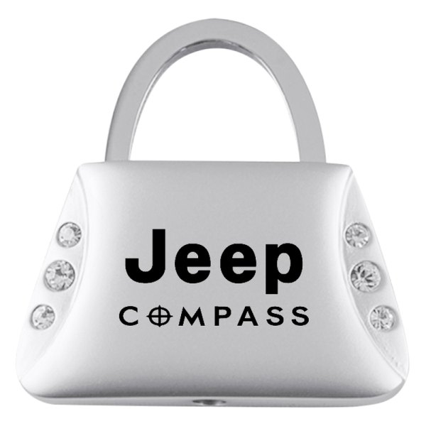 Autogold® - Compass Jeweled Purse Key Chain