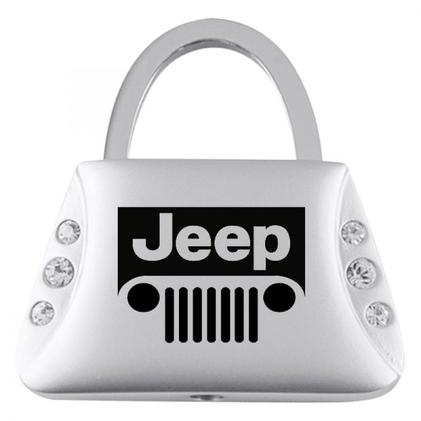 Autogold® - Jeep Grille Jeweled Purse Key Chain