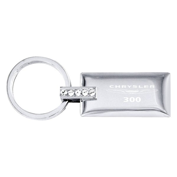 Autogold® - Chrysler 300 Jeweled Rectangular Key Chain