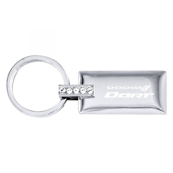 Autogold® - Dart Jeweled Rectangular Key Chain