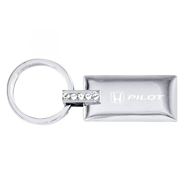 Autogold® - Pilot Jeweled Rectangular Key Chain
