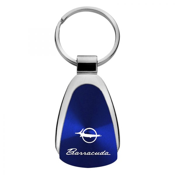 Autogold® - Barracuda Blue Teardrop Key Chain