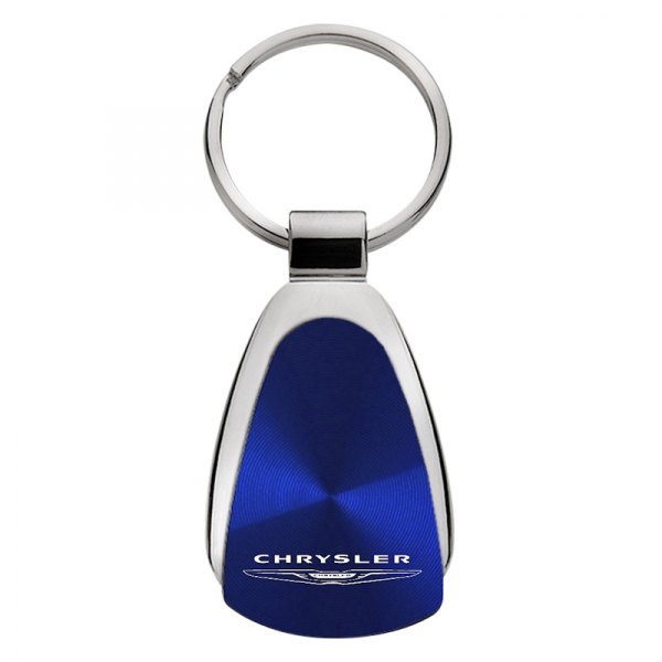 Autogold® - Chrysler Blue Teardrop Key Chain