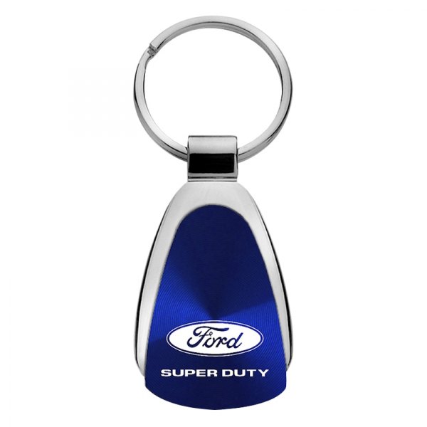 Autogold® - Super Duty Blue Teardrop Key Chain