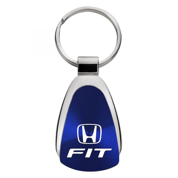 Autogold® - Fit Blue Teardrop Key Chain