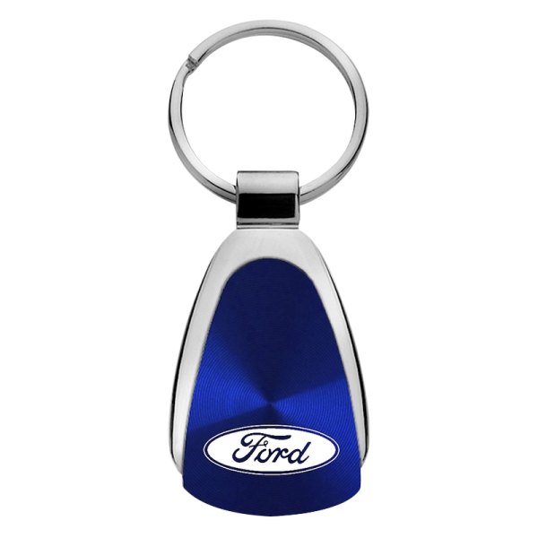 Autogold® - Ford Blue Teardrop Key Chain