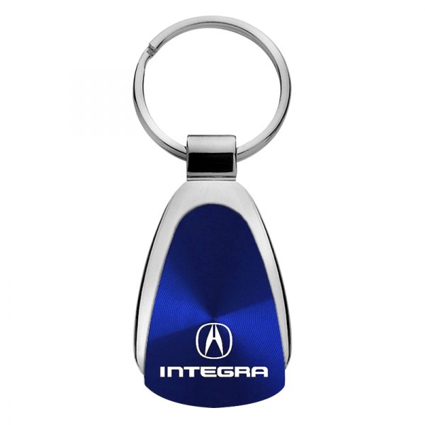 Autogold® - Integra Blue Teardrop Key Chain