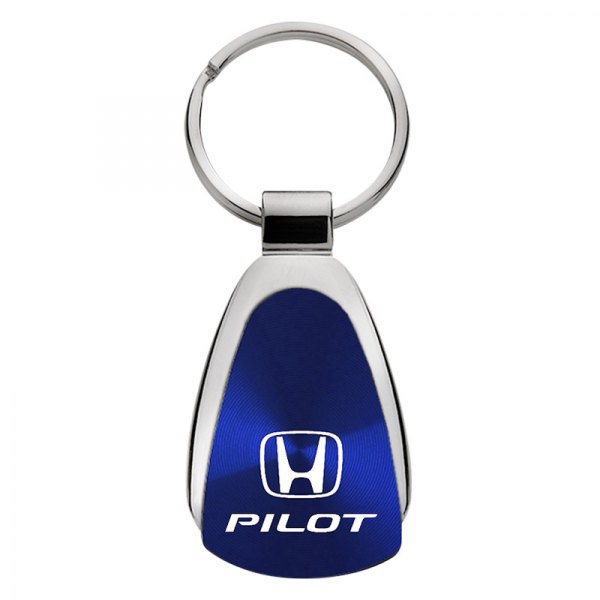 Autogold® - Pilot Blue Teardrop Key Chain