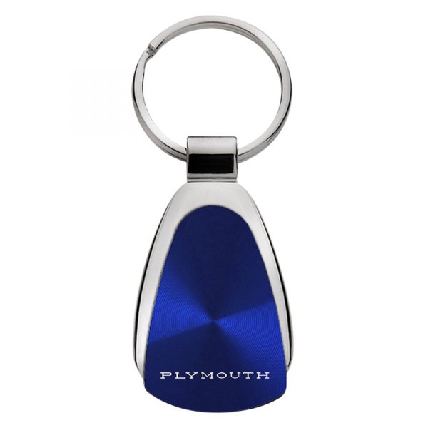 Autogold® - Plymouth Blue Teardrop Key Chain