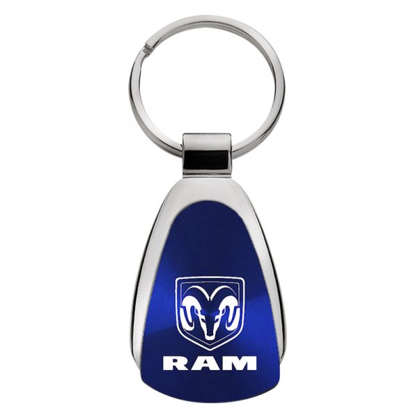 Autogold® - Ram Blue Teardrop Key Chain