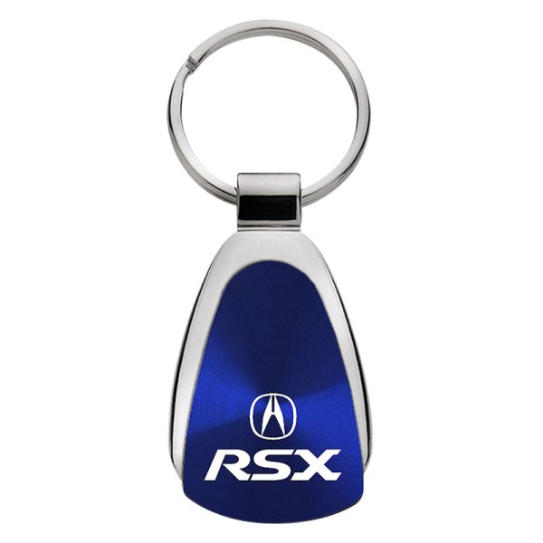 Autogold® - RSX Blue Teardrop Key Chain