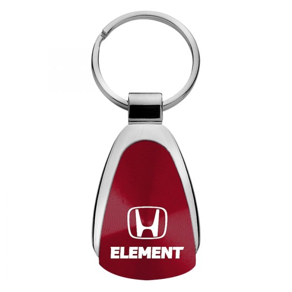 Autogold® - Element Burgundy Teardrop Key Chain