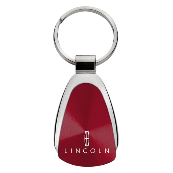 Autogold® - Lincoln Burgundy Teardrop Key Chain