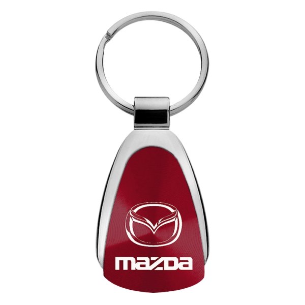 Autogold® - Mazda Burgundy Teardrop Key Chain
