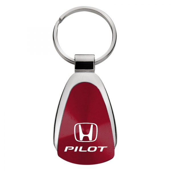 Autogold® - Pilot Burgundy Teardrop Key Chain