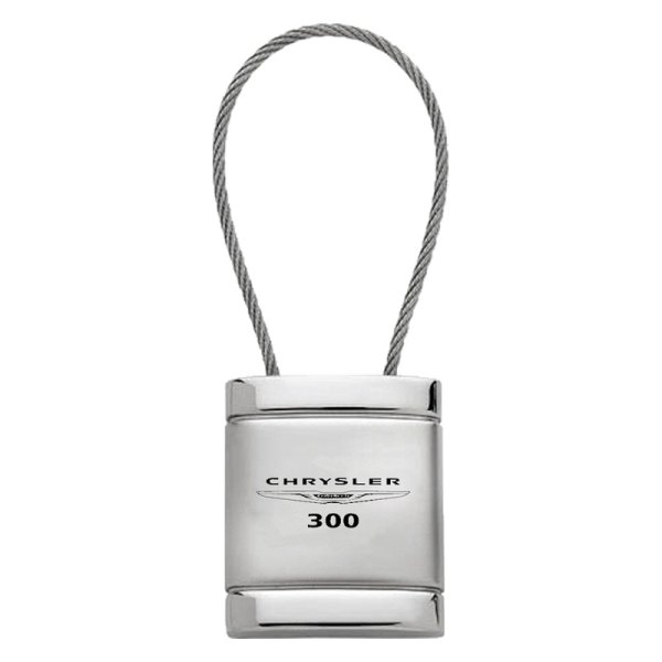 Autogold® - Chrysler 300 Satin-Chrome Cable Key Chain