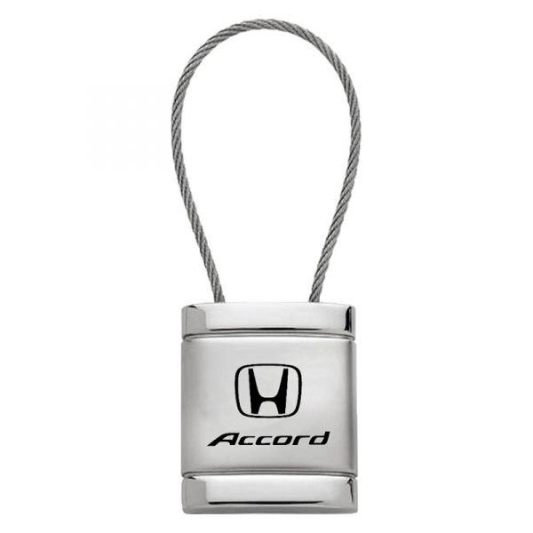 Autogold® - Accord Satin-Chrome Cable Key Chain