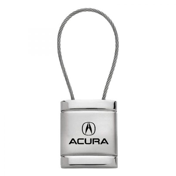 Autogold® - Acura Satin-Chrome Cable Key Chain