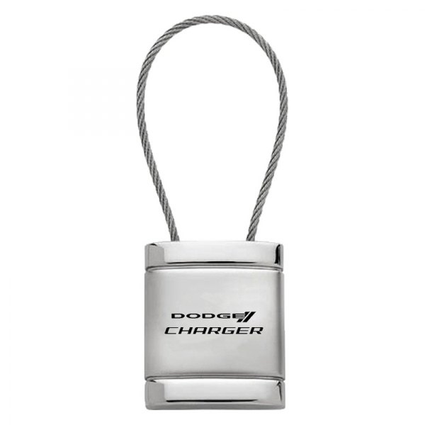 Autogold® - Charger Satin-Chrome Cable Key Chain