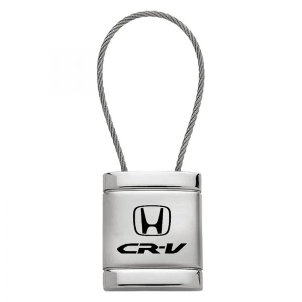 Autogold® - CR-V Satin-Chrome Cable Key Chain