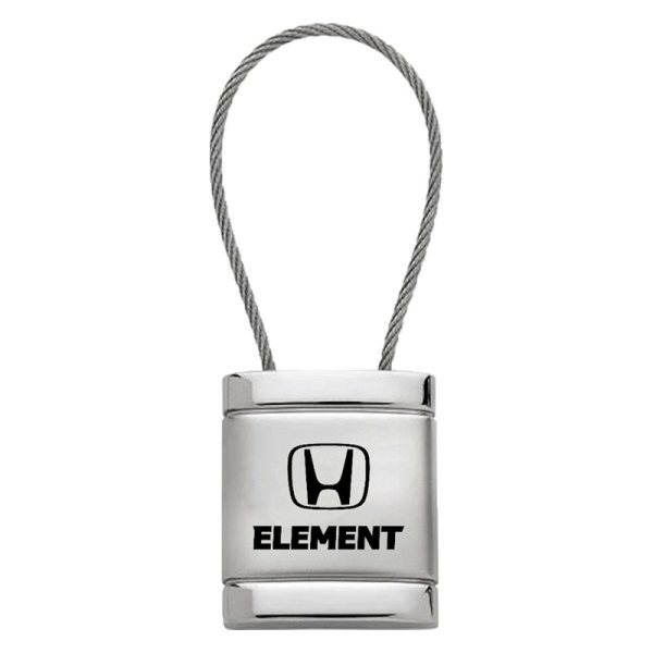 Autogold® - Element Satin-Chrome Cable Key Chain