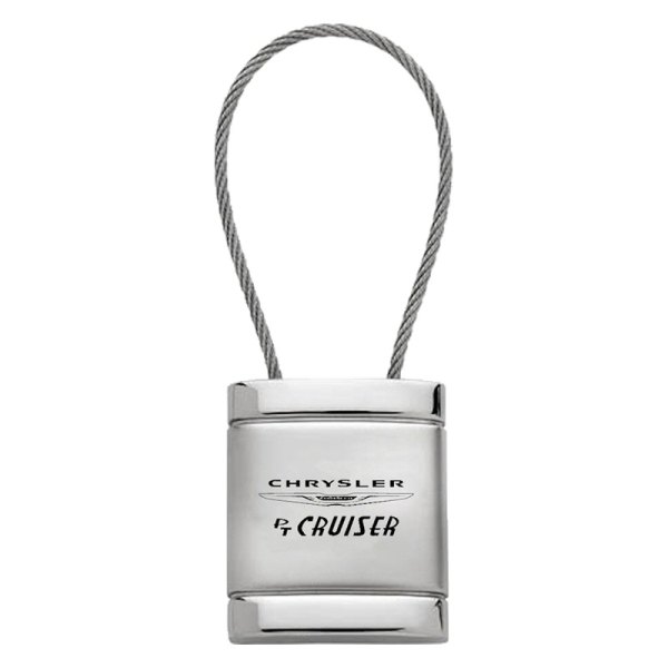 Autogold® - PT Cruiser Satin-Chrome Cable Key Chain