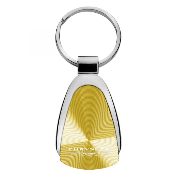 Autogold® - Chrysler Gold Teardrop Key Chain