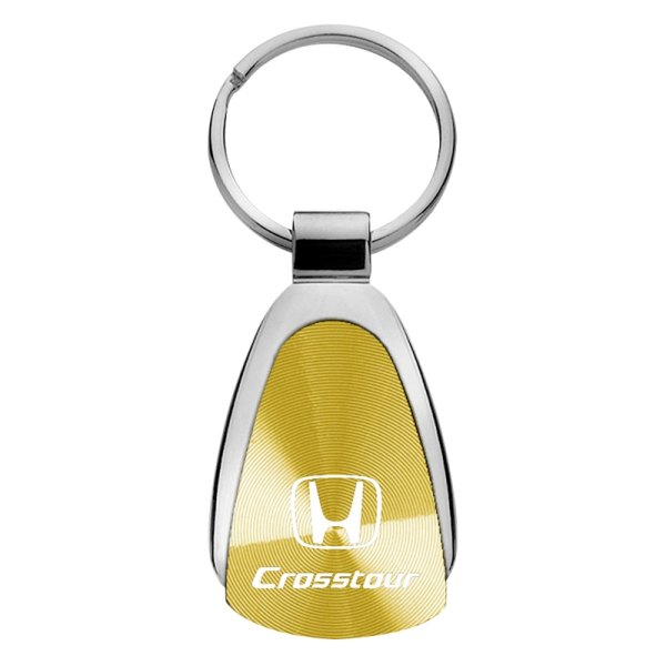 Autogold® - Crosstour Gold Teardrop Key Chain