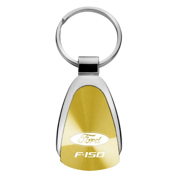 Autogold® - F-150 Gold Teardrop Key Chain