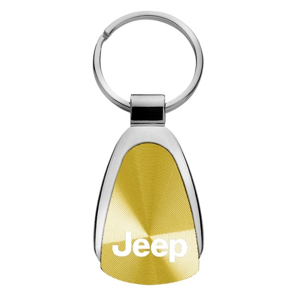 Autogold® - Jeep Gold Teardrop Key Chain